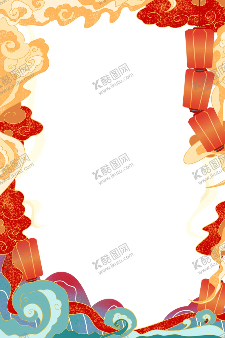 编号：67239502042333531638【酷图网】源文件下载-国风边框