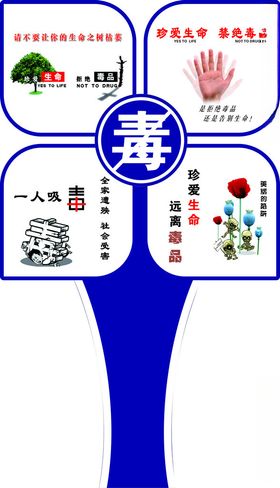 手抓牌   气泡标识   禁毒