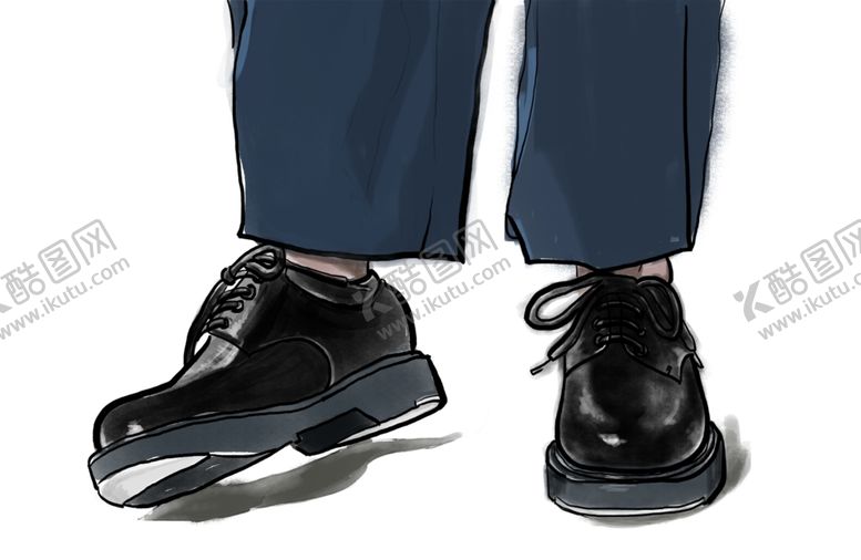 编号：70585206281015474018【酷图网】源文件下载-手绘皮鞋ps鼠绘插画皮鞋