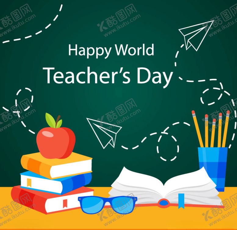 编号：71598609191813497421【酷图网】源文件下载-教师节海报