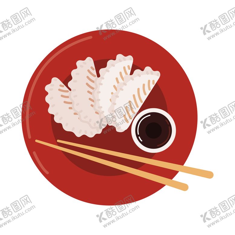 编号：67442301251142132068【酷图网】源文件下载-卡通饺子