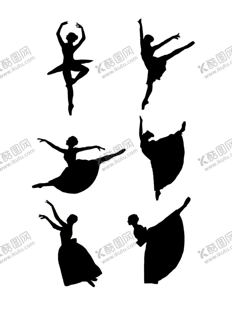 编号：69932506270249264724【酷图网】源文件下载-舞蹈剪影