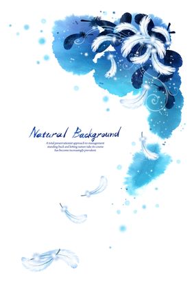 PSD分层抽象创意花纹素材
