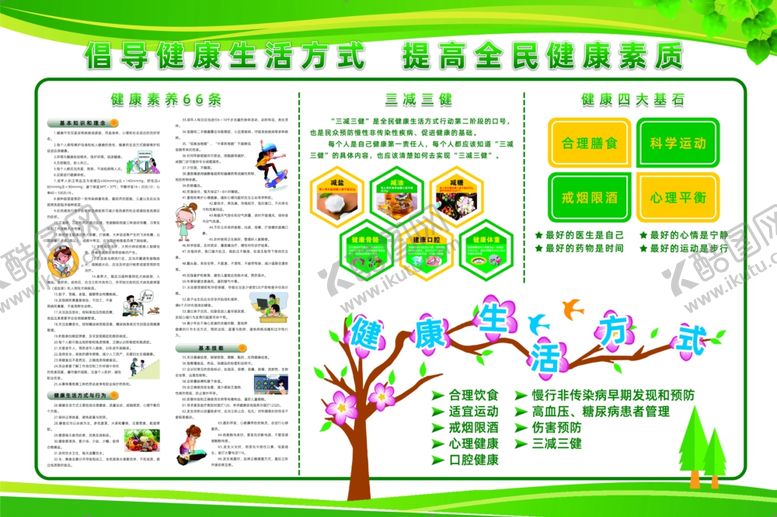 编号：15650805132328099767【酷图网】源文件下载-倡导健康生活方式
