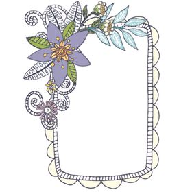 小清新花朵植物插画