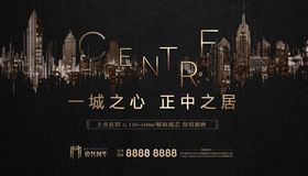 大都会城市地产海报展板