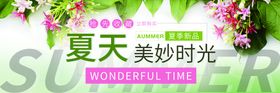 编号：91327409241549111249【酷图网】源文件下载-小清新绿色植物夏季新品海报上新