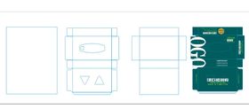 包装盒绿色环保刀版