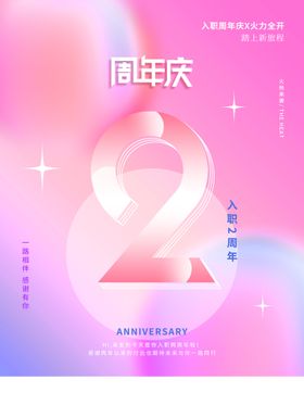 2周年店庆海报