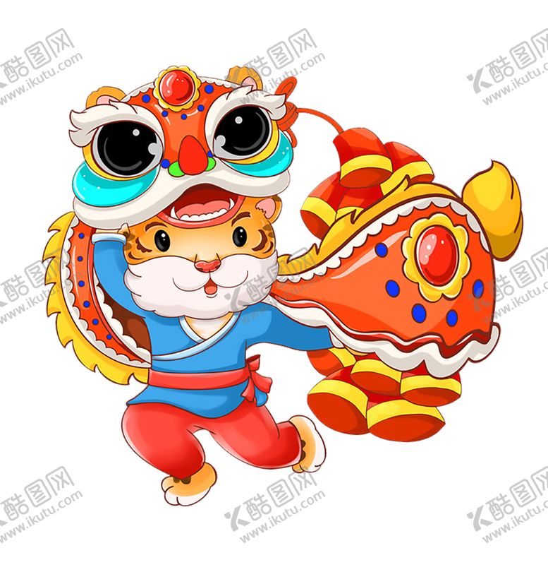 编号：98484101190459579307【酷图网】源文件下载-虎年元素 