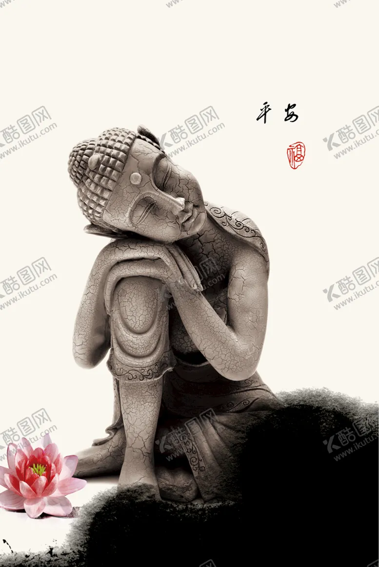 编号：49165009141504177628【酷图网】源文件下载-禅意和尚装饰画