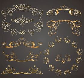 金色花纹