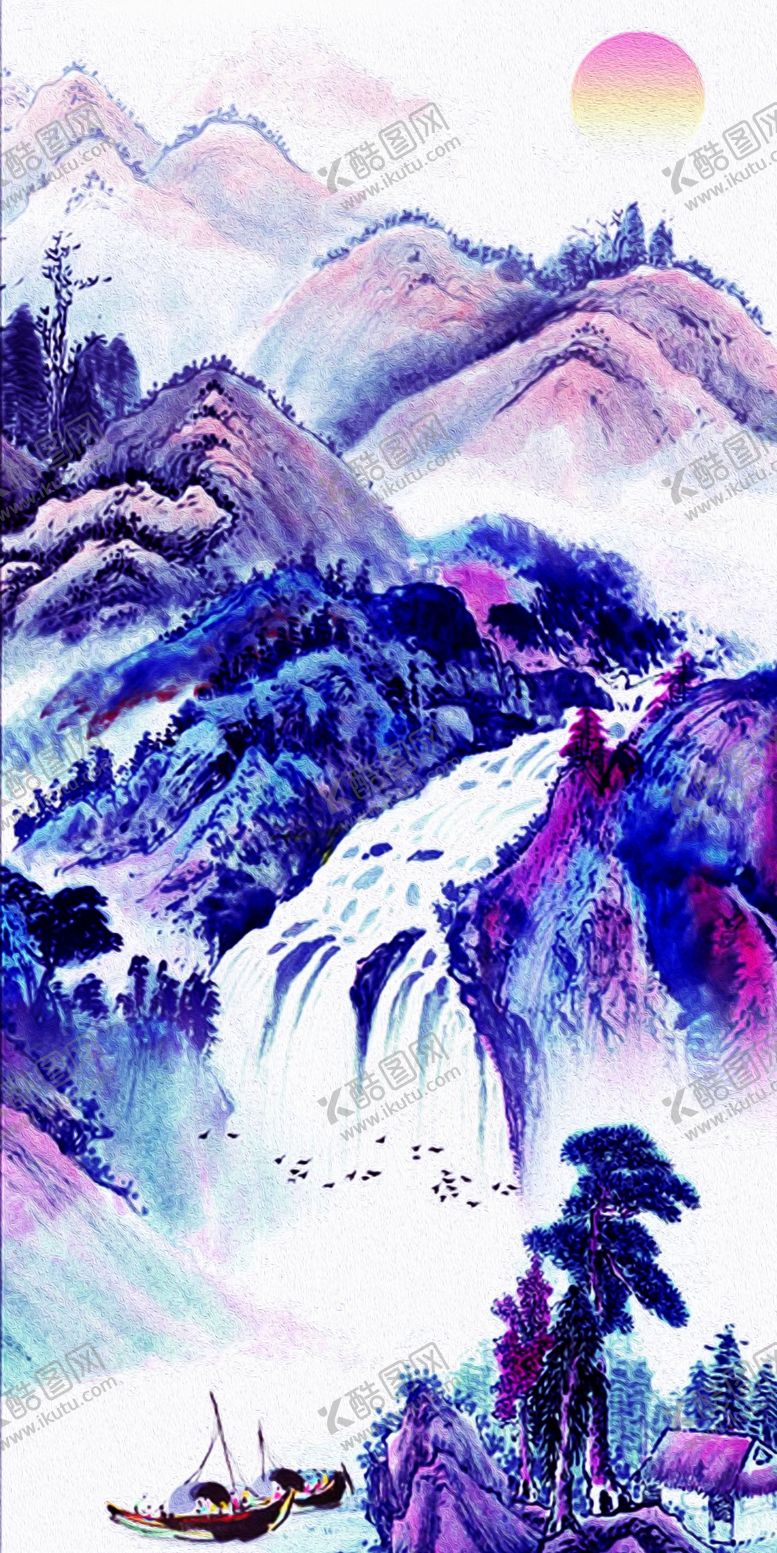 编号：57676709280302481766【酷图网】源文件下载-国画山水