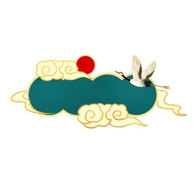 边框中国风相背景婚礼花纹金色画