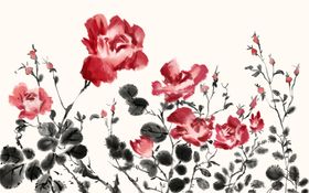 中国风花卉