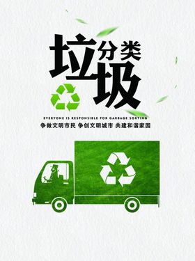 垃圾分类环保设计平面广告