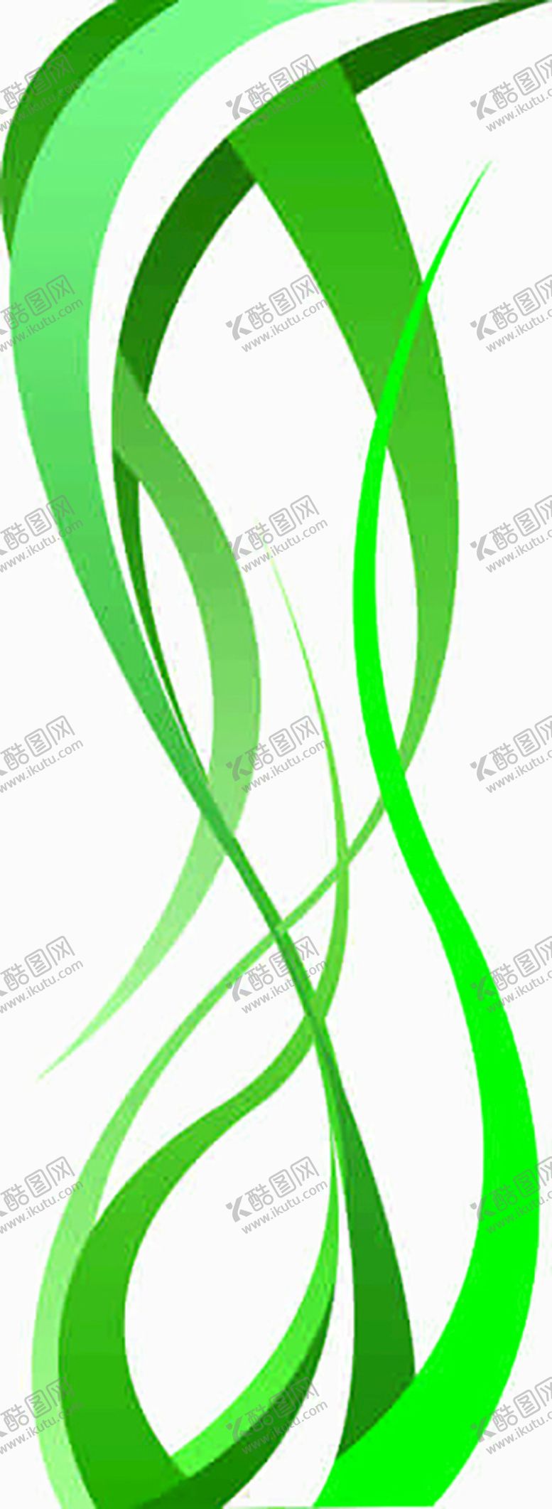 编号：46817002080625415307【酷图网】源文件下载-绿色波浪条纹