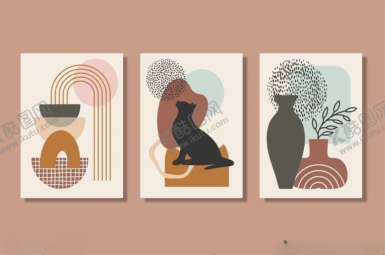 编号：53354804022210425682【酷图网】源文件下载-抽象装饰画