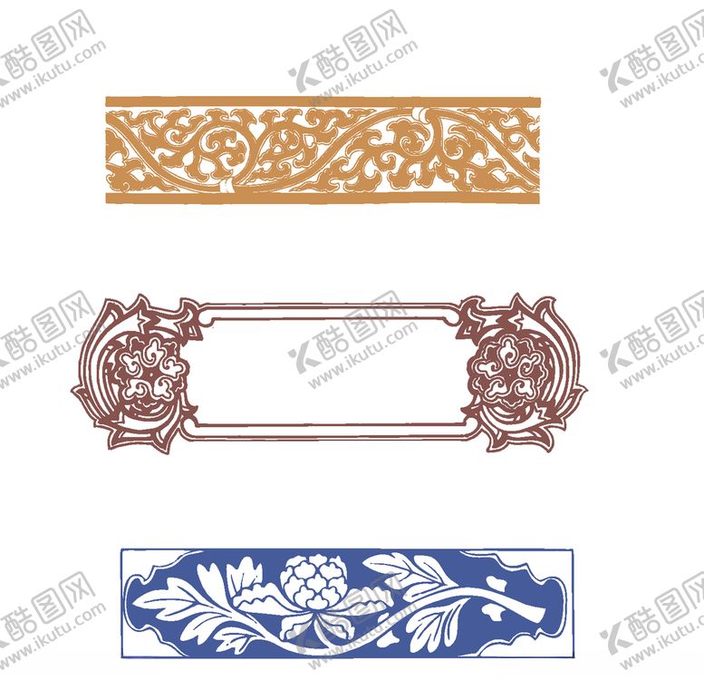 编号：14173209211205304353【酷图网】源文件下载-中式花纹