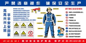 建筑施工安全知识宣传图