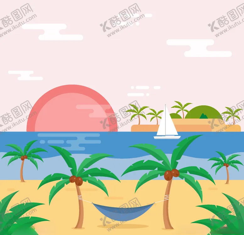 编号：25608707061402278914【酷图网】源文件下载-小岛自然风光