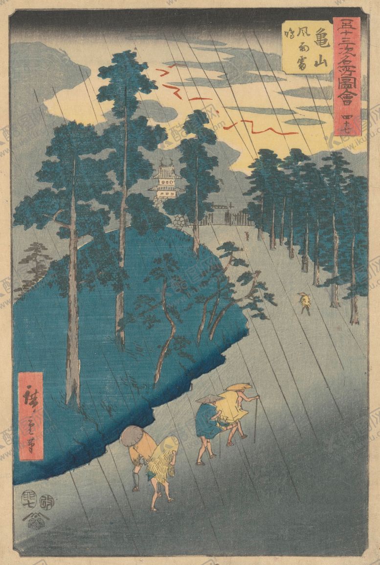 编号：74957710241539074971【酷图网】源文件下载-日本风景浮世绘