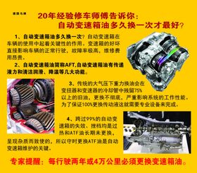 自动变速箱油标签