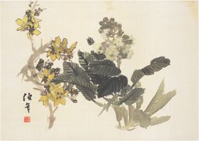 国画花鸟字画