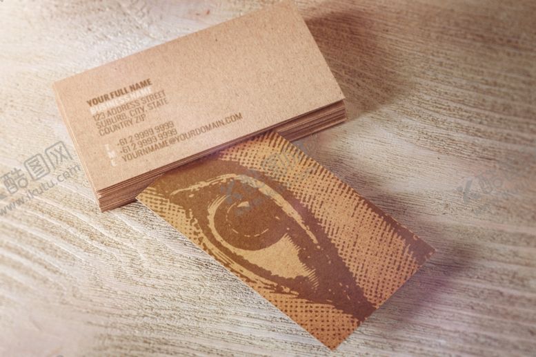 编号：44465009170708136356【酷图网】源文件下载-名片样机