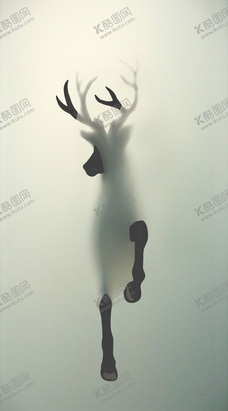 编号：68713710250408555493【酷图网】源文件下载-鹿玻璃影子