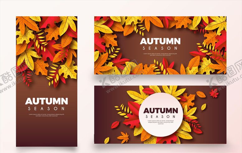 编号：53321010300426154009【酷图网】源文件下载-秋天海报