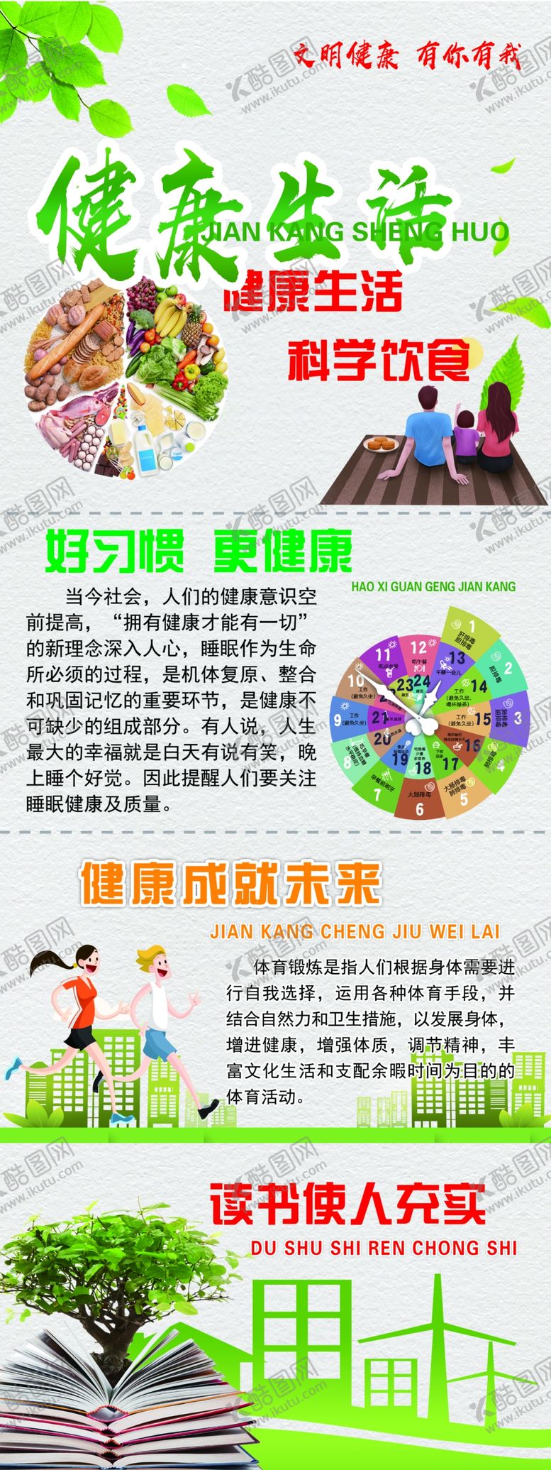 编号：23445907041511196869【酷图网】源文件下载-健康生活x展架