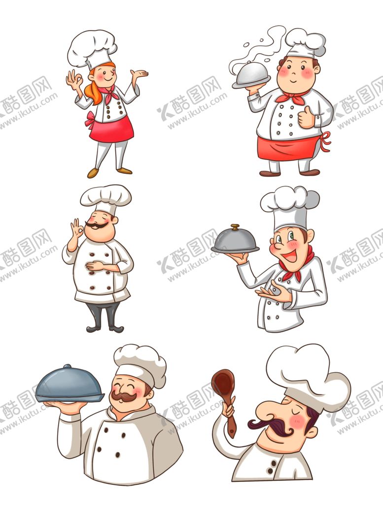 编号：28223510210055192771【酷图网】源文件下载-卡通厨师