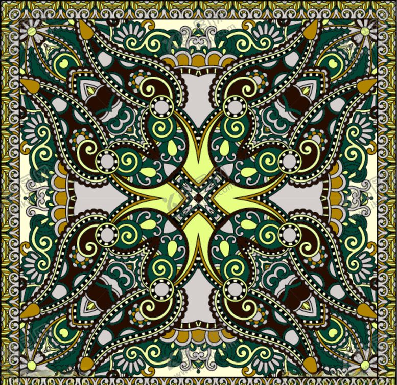 编号：35620810131919582240【酷图网】源文件下载-丝巾图案