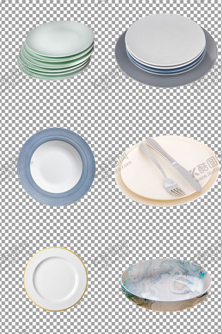 编号：57203910082041522420【酷图网】源文件下载-厨房盘子