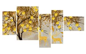 发财树油画装饰画