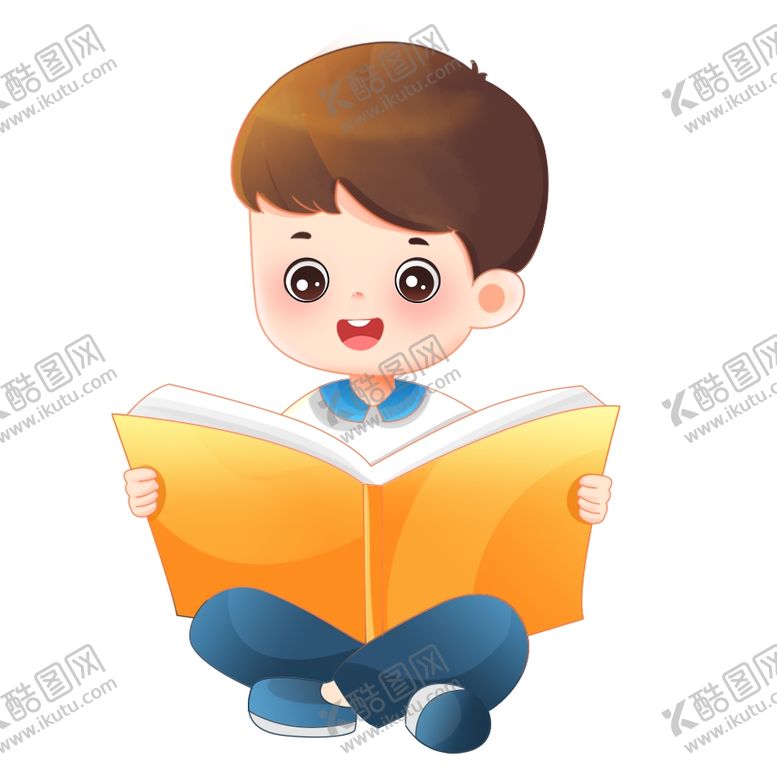 编号：87170202160608424931【酷图网】源文件下载-读书的小孩
