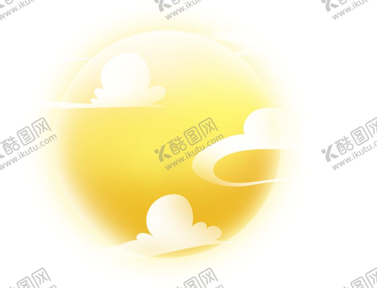 编号：66330607140313004132【酷图网】源文件下载-中秋圆月满月古风祥云背景素材