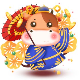 卡通牛