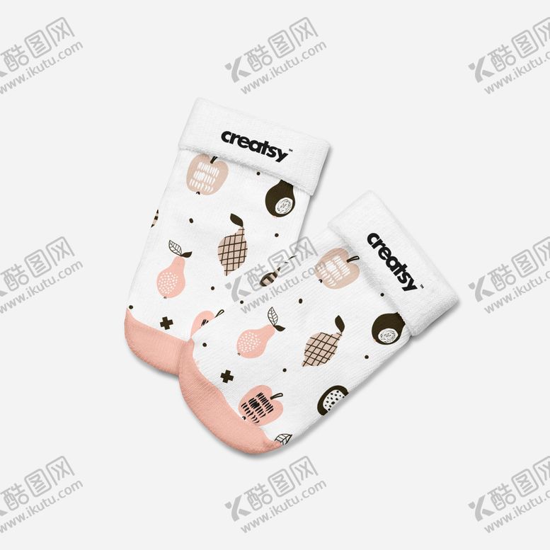 编号：35334510250010304127【酷图网】源文件下载-儿童袜子样机