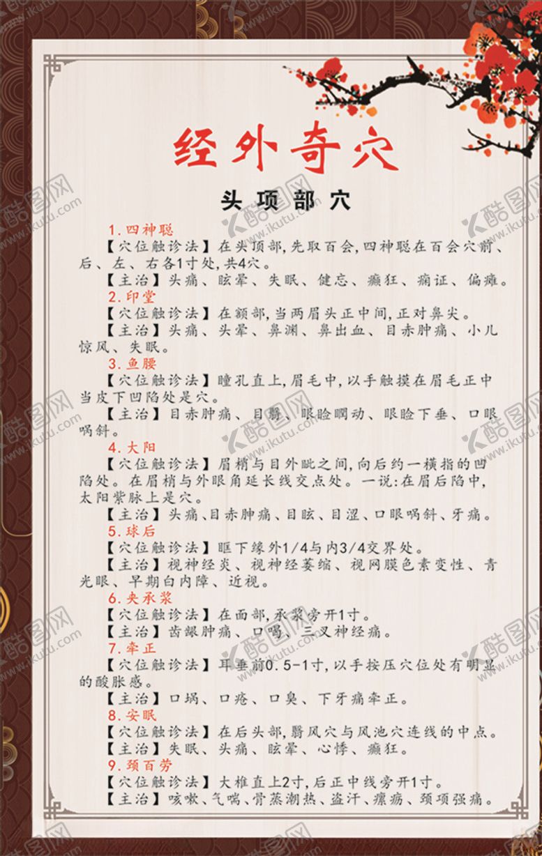 编号：49235510030107003856【酷图网】源文件下载-头项部穴