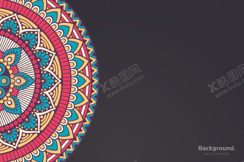 编号：47887509221435476113【酷图网】源文件下载-图案花纹曼陀罗
