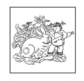 喂猫咪的男孩