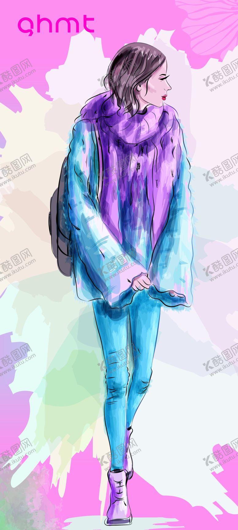 女装模特卖海报打折夏