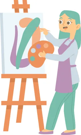 画画