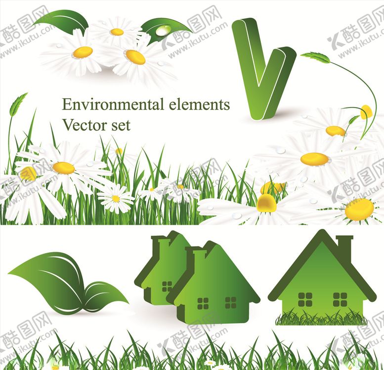 编号：15272110050058004193【酷图网】源文件下载-矢量草地家园