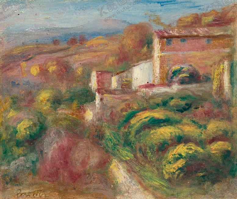 编号：13456809250453091156【酷图网】源文件下载-雷诺阿风景油画