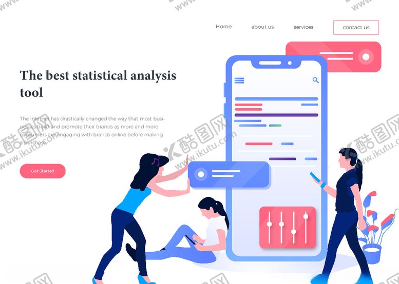 编号：19858610132000228183【酷图网】源文件下载-扁平化商业插画