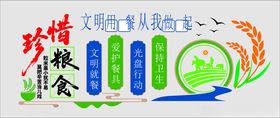 节约粮食文化墙