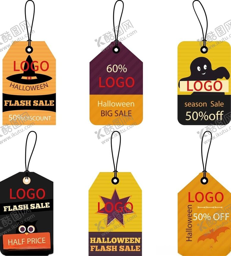 编号：95201904032026207908【酷图网】源文件下载-多彩促销吊牌设计